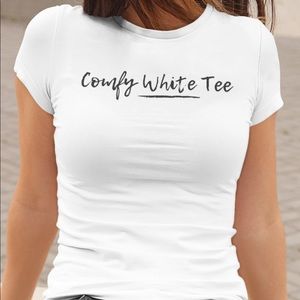 Comfy white tee